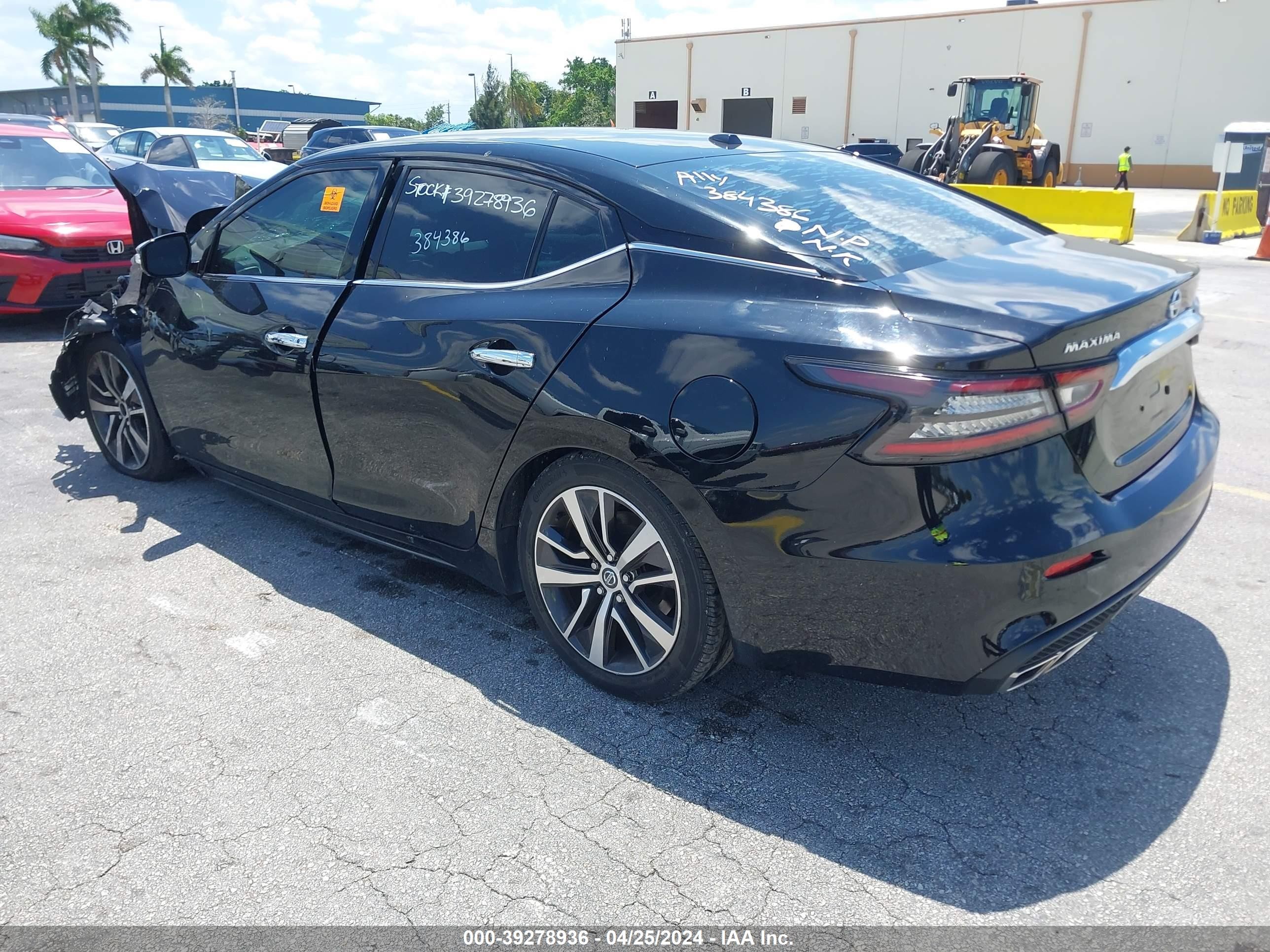 Photo 2 VIN: 1N4AA6CV8LC384386 - NISSAN MAXIMA SV 