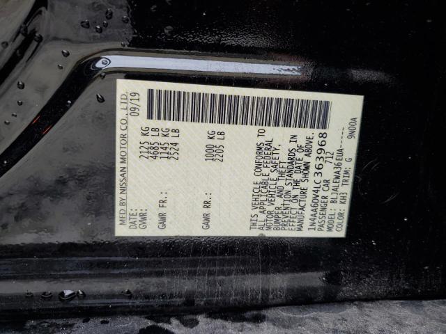 Photo 11 VIN: 1N4AA6DV4LC363968 - NISSAN MAXIMA SL 