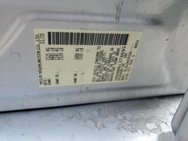 Photo 11 VIN: 1N4AA6DV6LC374695 - NISSAN MAXIMA 