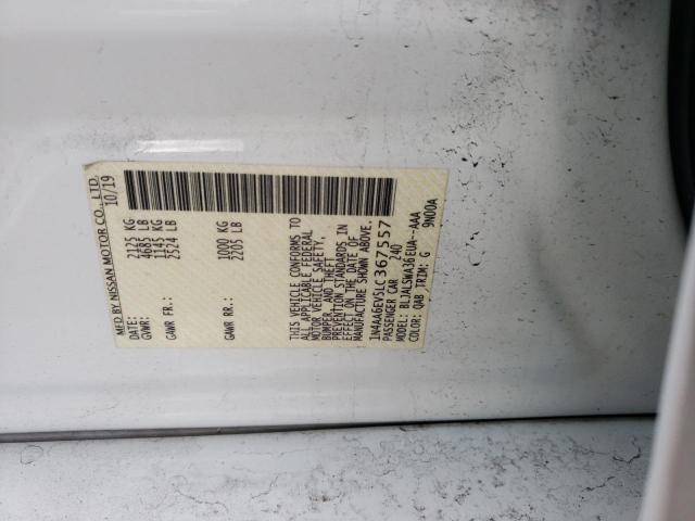 Photo 11 VIN: 1N4AA6EV5LC367557 - NISSAN MAXIMA 