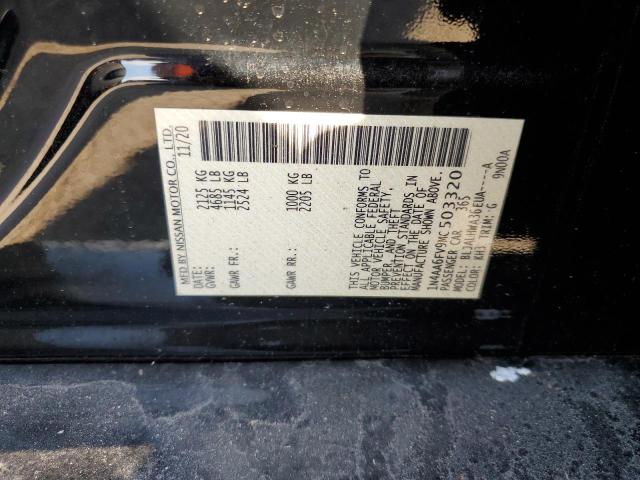 Photo 11 VIN: 1N4AA6FV9MC503320 - NISSAN MAXIMA PLA 