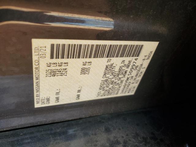 Photo 12 VIN: 1N4AA6FV9MC509974 - NISSAN MAXIMA PLA 