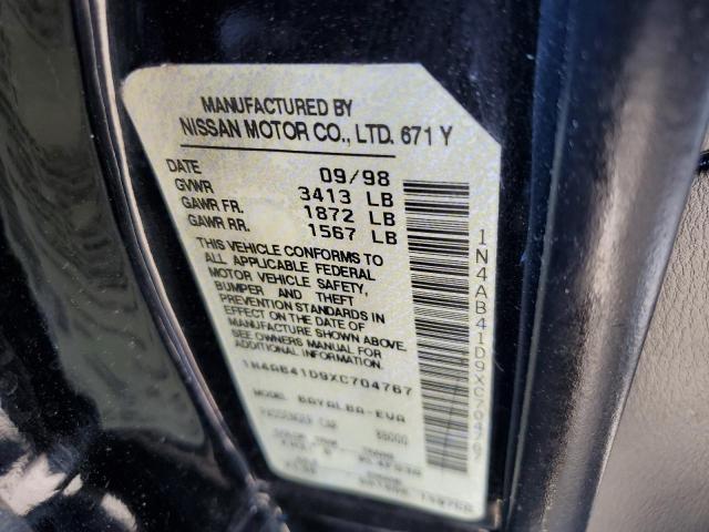 Photo 11 VIN: 1N4AB41D9XC704767 - NISSAN SENTRA 