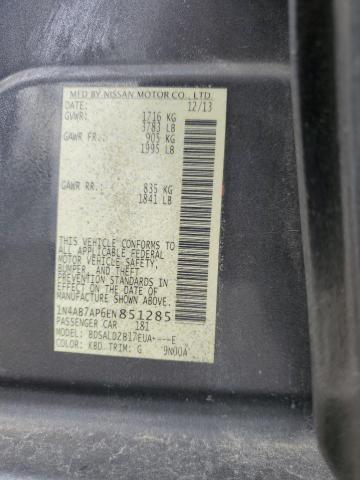 Photo 11 VIN: 1N4AB7AP6EN851285 - NISSAN SENTRA 