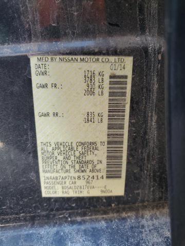 Photo 11 VIN: 1N4AB7AP7EN852414 - NISSAN SENTRA 