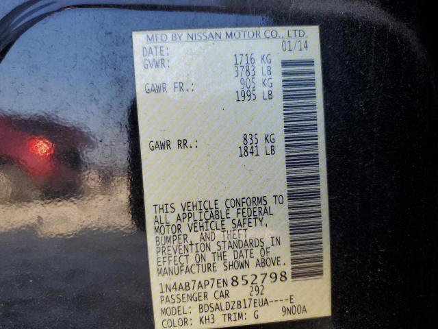 Photo 11 VIN: 1N4AB7AP7EN852798 - NISSAN SENTRA 