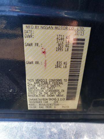 Photo 11 VIN: 1N4AB7AP8DN906110 - NISSAN SENTRA S 