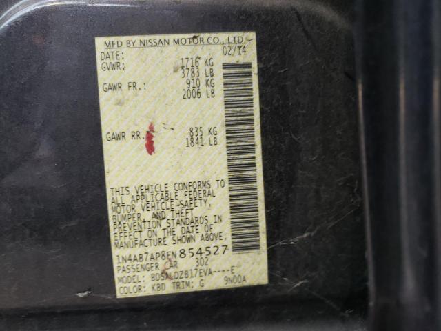 Photo 11 VIN: 1N4AB7AP8EN854527 - NISSAN SENTRA 