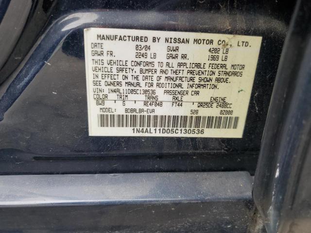 Photo 11 VIN: 1N4AL11D05C130536 - NISSAN ALTIMA 