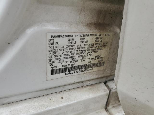 Photo 12 VIN: 1N4AL11D05C256783 - NISSAN ALTIMA 