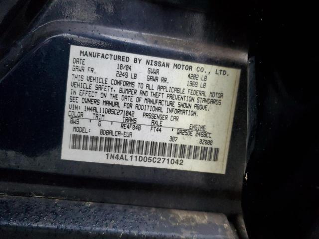 Photo 11 VIN: 1N4AL11D05C271042 - NISSAN ALTIMA 