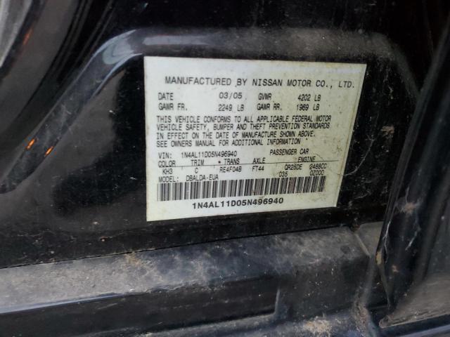 Photo 12 VIN: 1N4AL11D05N496940 - NISSAN ALTIMA S 