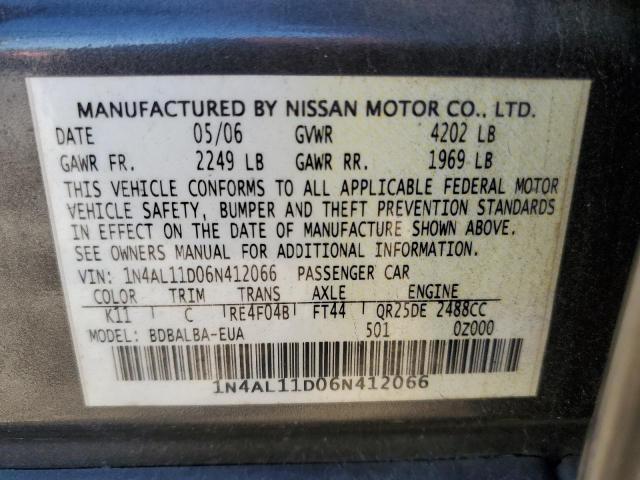 Photo 11 VIN: 1N4AL11D06N412066 - NISSAN ALTIMA 