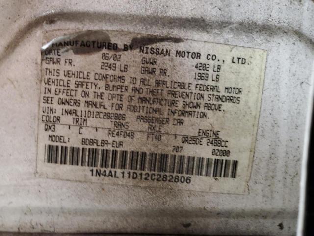 Photo 11 VIN: 1N4AL11D12C282806 - NISSAN ALTIMA 