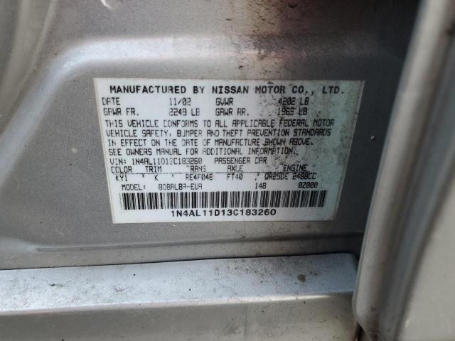 Photo 11 VIN: 1N4AL11D13C183260 - NISSAN ALTIMA BAS 