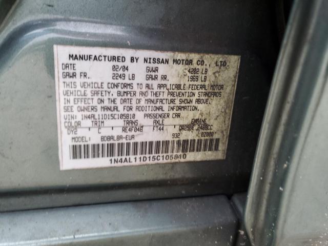 Photo 11 VIN: 1N4AL11D15C105810 - NISSAN ALTIMA 