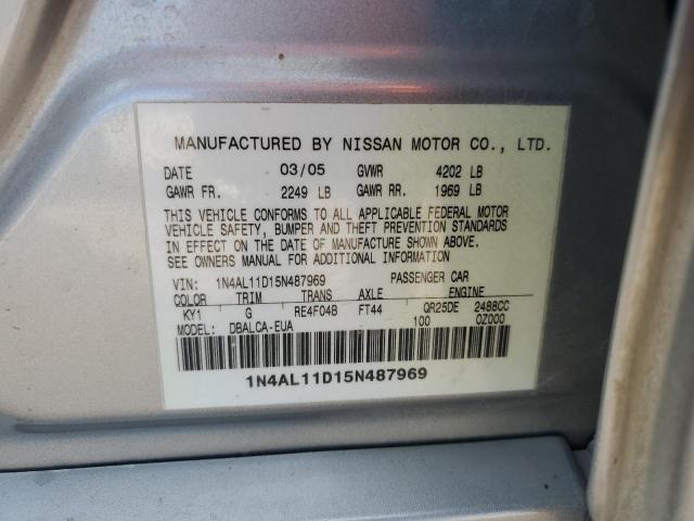 Photo 11 VIN: 1N4AL11D15N487969 - NISSAN ALTIMA 