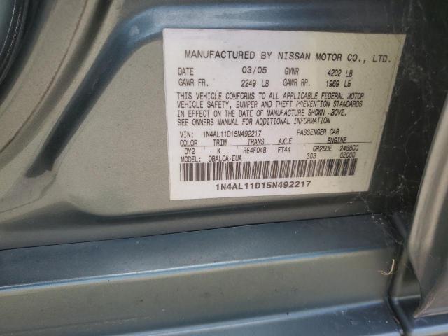 Photo 11 VIN: 1N4AL11D15N492217 - NISSAN ALTIMA 