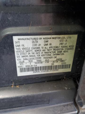 Photo 11 VIN: 1N4AL11D16C235099 - NISSAN ALTIMA S 