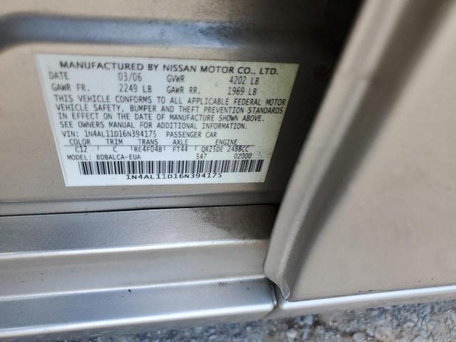 Photo 11 VIN: 1N4AL11D16N394175 - NISSAN ALTIMA 