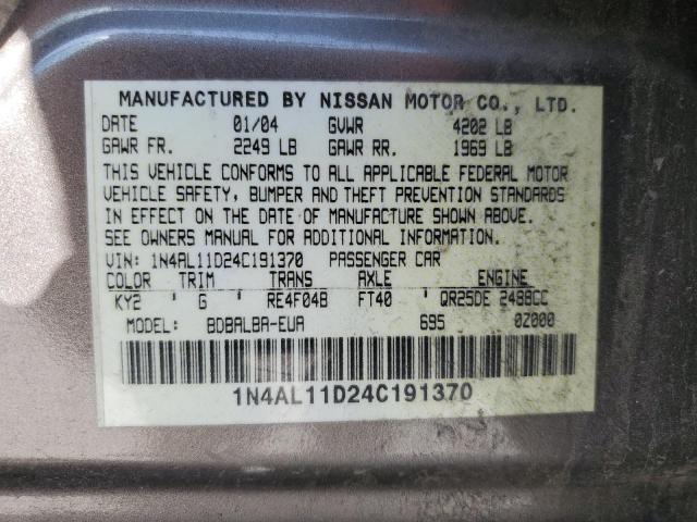 Photo 11 VIN: 1N4AL11D24C191370 - NISSAN ALTIMA 