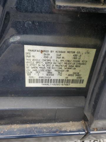 Photo 12 VIN: 1N4AL11D25C167667 - NISSAN ALTIMA S 