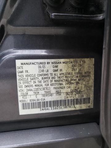 Photo 11 VIN: 1N4AL11D25C387813 - NISSAN ALTIMA 