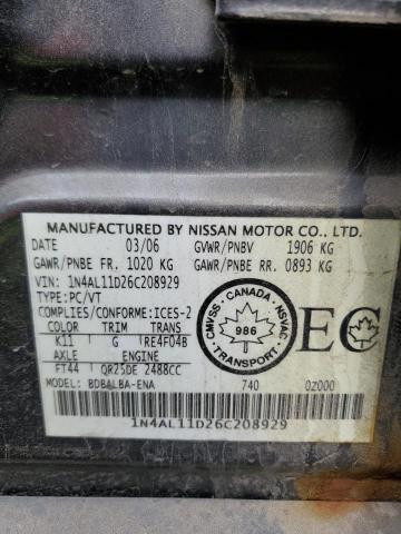 Photo 12 VIN: 1N4AL11D26C208929 - NISSAN ALTIMA 