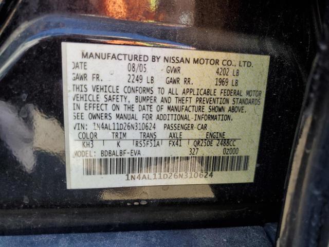 Photo 11 VIN: 1N4AL11D26N310624 - NISSAN ALTIMA 