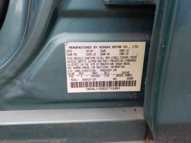 Photo 9 VIN: 1N4AL11D32C715381 - NISSAN ALTIMA BAS 