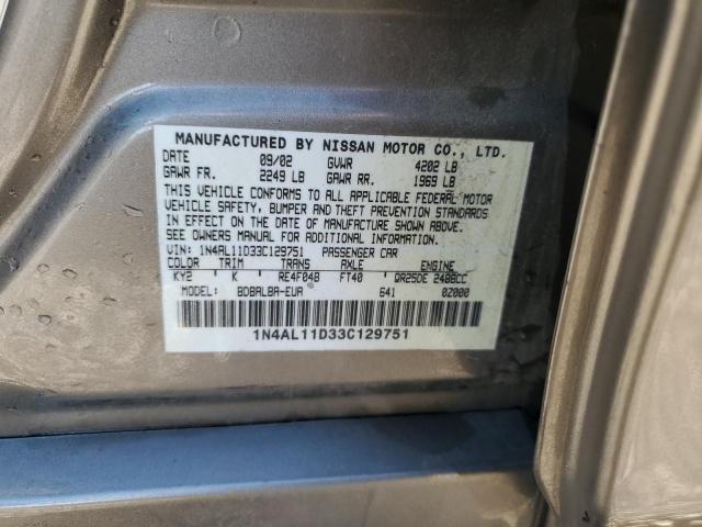 Photo 11 VIN: 1N4AL11D33C129751 - NISSAN ALTIMA BAS 