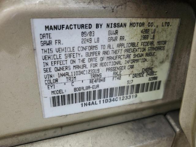 Photo 12 VIN: 1N4AL11D34C123319 - NISSAN ALTIMA 