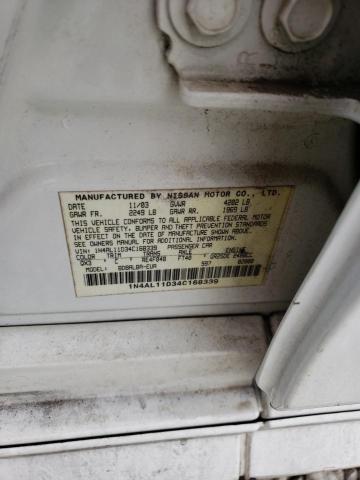 Photo 12 VIN: 1N4AL11D34C168339 - NISSAN ALTIMA 