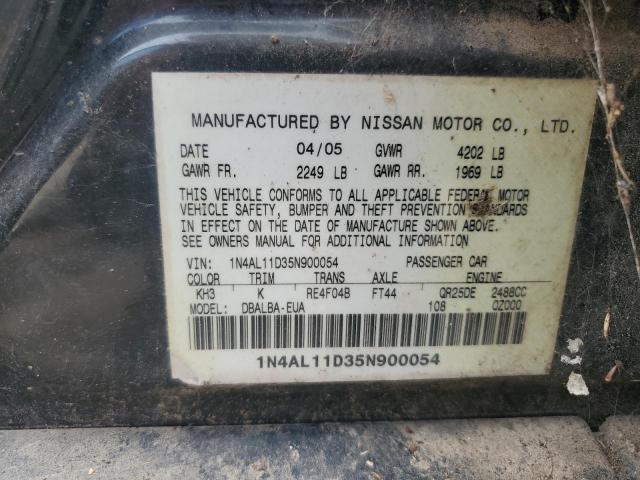 Photo 11 VIN: 1N4AL11D35N900054 - NISSAN ALTIMA 