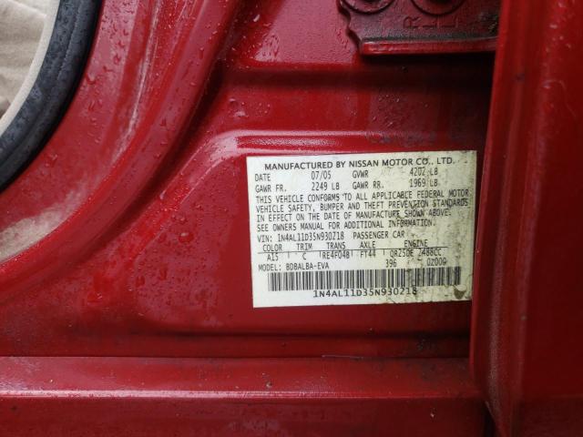 Photo 12 VIN: 1N4AL11D35N930218 - NISSAN ALTIMA 