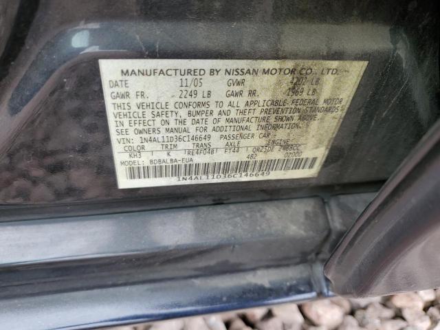 Photo 11 VIN: 1N4AL11D36C146649 - NISSAN ALTIMA 