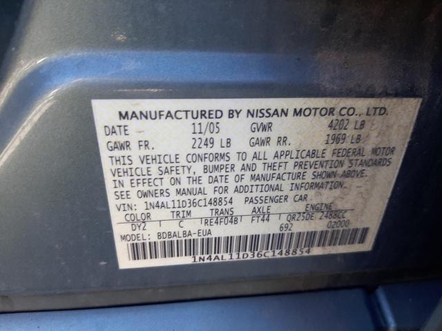 Photo 12 VIN: 1N4AL11D36C148854 - NISSAN ALTIMA 