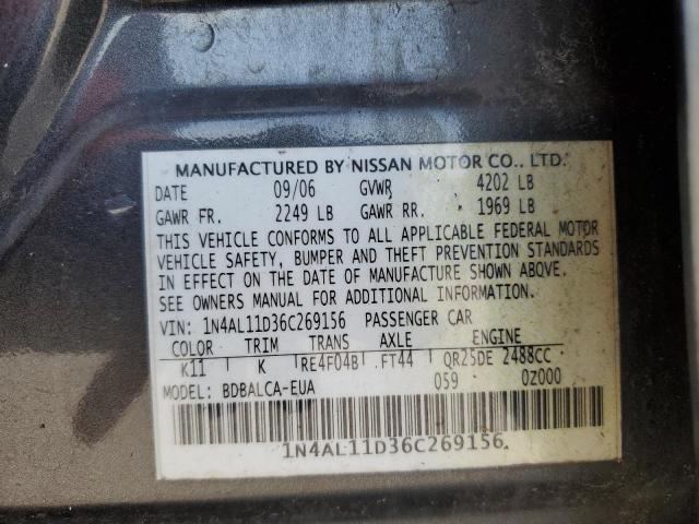 Photo 11 VIN: 1N4AL11D36C269156 - NISSAN ALTIMA 