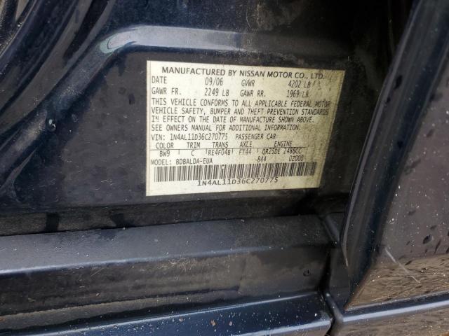 Photo 11 VIN: 1N4AL11D36C270775 - NISSAN ALTIMA S 