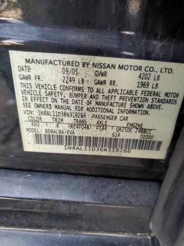 Photo 11 VIN: 1N4AL11D36N319266 - NISSAN ALTIMA 