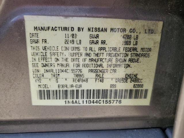 Photo 11 VIN: 1N4AL11D44C155776 - NISSAN ALTIMA 