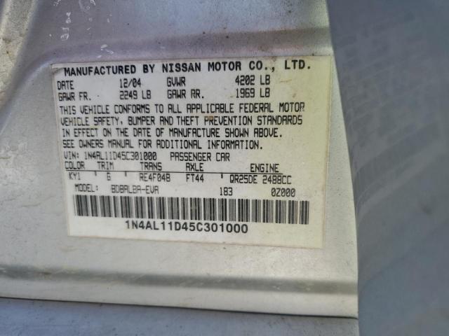 Photo 11 VIN: 1N4AL11D45C301000 - NISSAN ALTIMA 