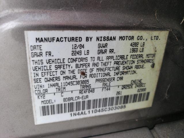 Photo 11 VIN: 1N4AL11D45C303085 - NISSAN ALTIMA 