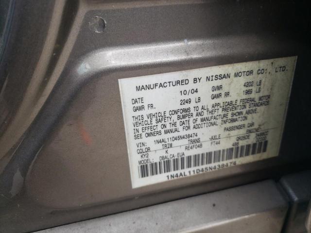 Photo 11 VIN: 1N4AL11D45N438474 - NISSAN ALTIMA 