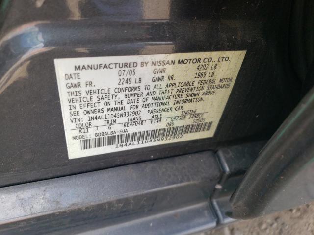 Photo 11 VIN: 1N4AL11D45N932902 - NISSAN ALTIMA 