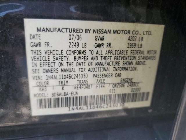 Photo 11 VIN: 1N4AL11D46C245030 - NISSAN ALTIMA 