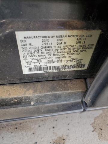 Photo 11 VIN: 1N4AL11D46N325397 - NISSAN ALTIMA S 