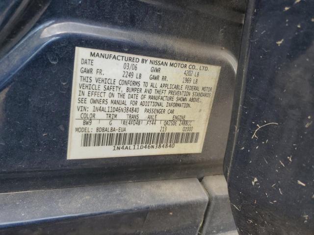 Photo 11 VIN: 1N4AL11D46N384840 - NISSAN ALTIMA 