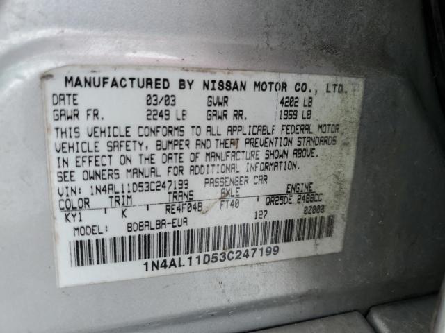 Photo 12 VIN: 1N4AL11D53C247199 - NISSAN ALTIMA 