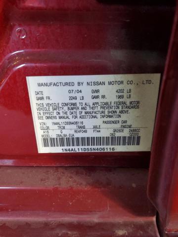 Photo 11 VIN: 1N4AL11D55N406116 - NISSAN ALTIMA S 